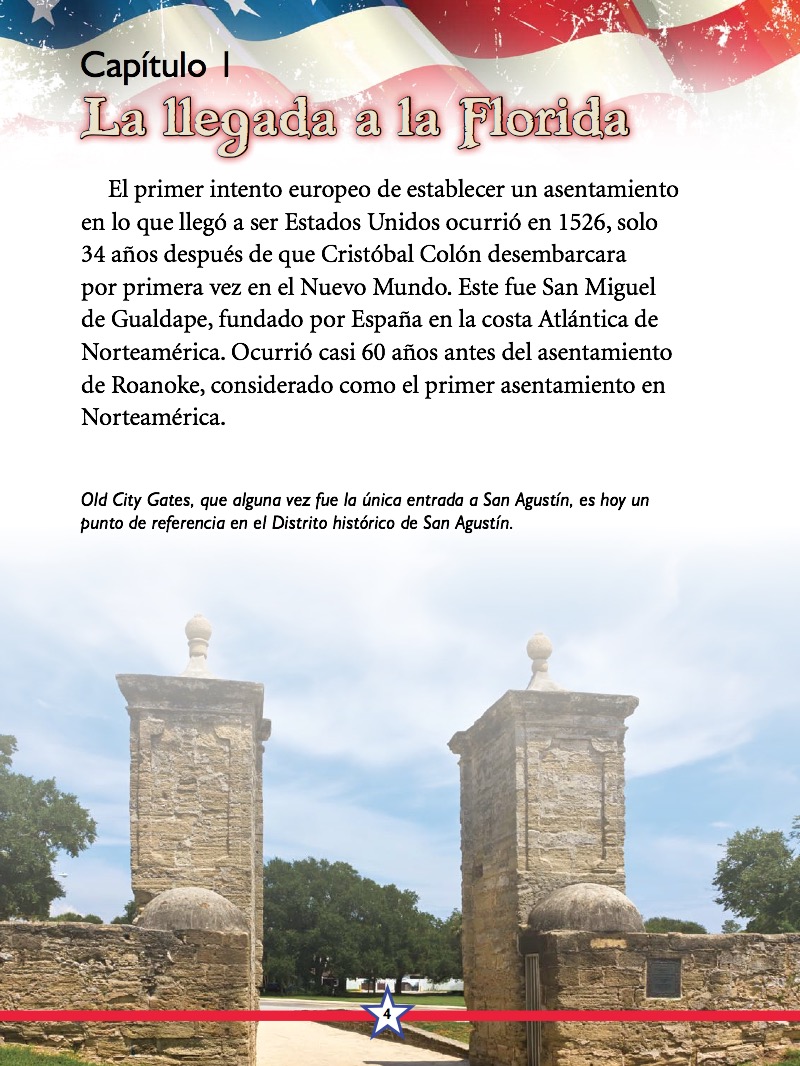 Los españoles de la América colonial (The Spanish in Early America) — page 1