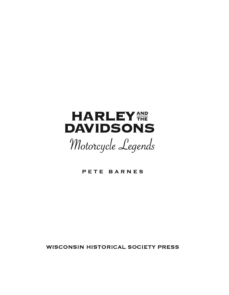Harley and the Davidsons: Motorcycle Legends book cover