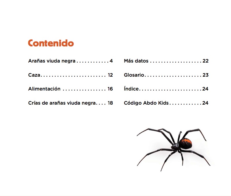 Arañas viuda negra book cover