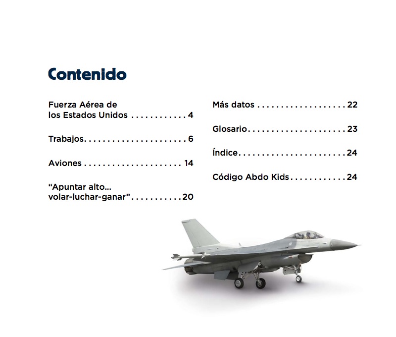 Fuerza Aérea de los Estados Unidos book cover