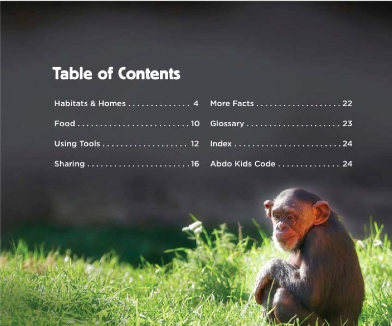 Chimpanzees book cover