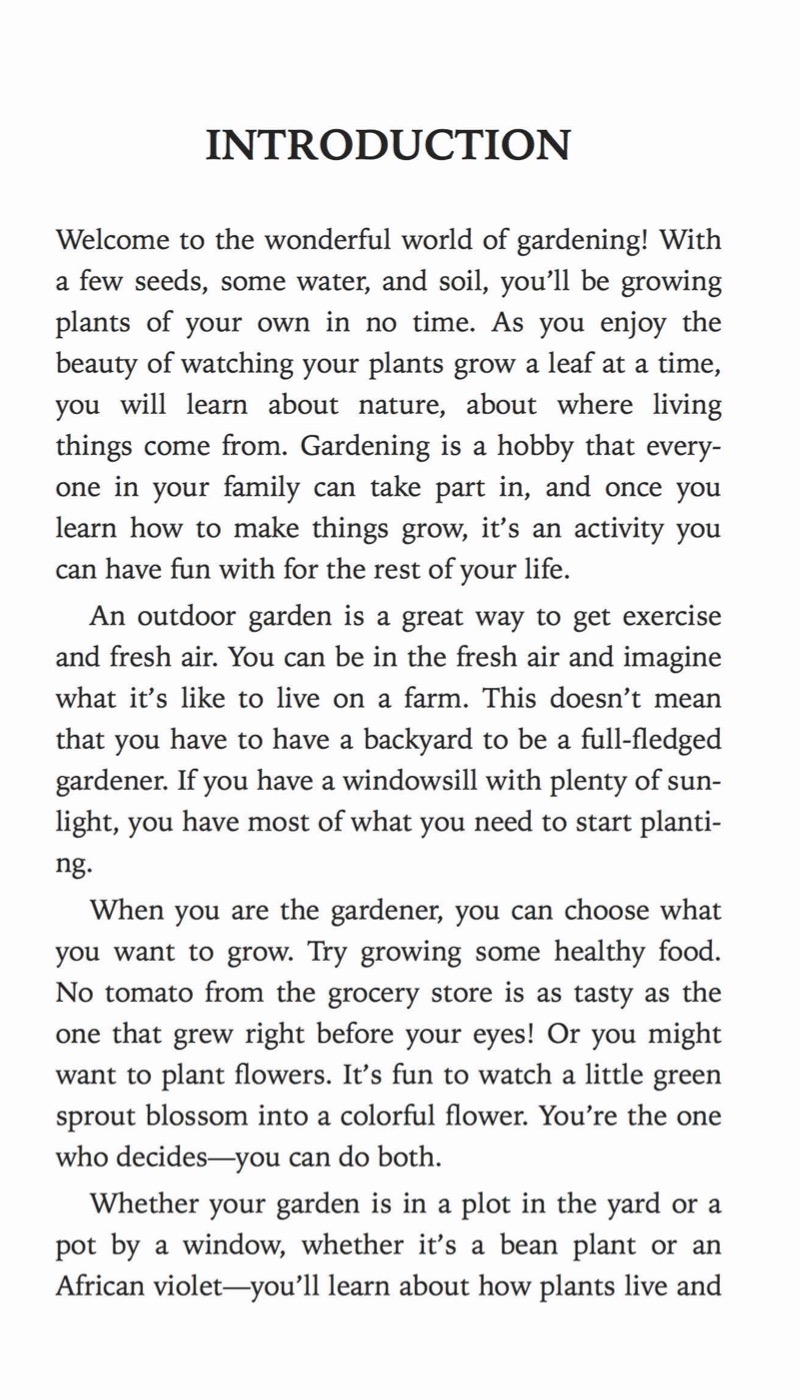 Green Thumbs: A Kid's Activity Guide to Indoor and Outdoor Gardening — page 1