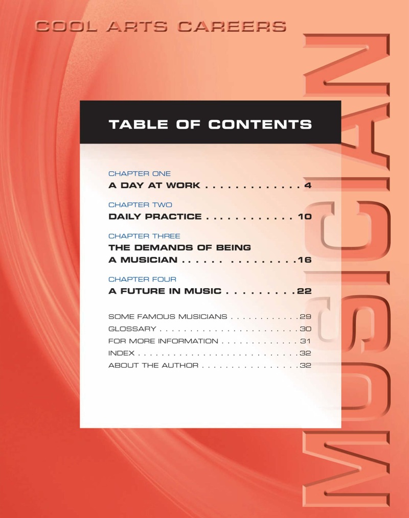 Musician book cover