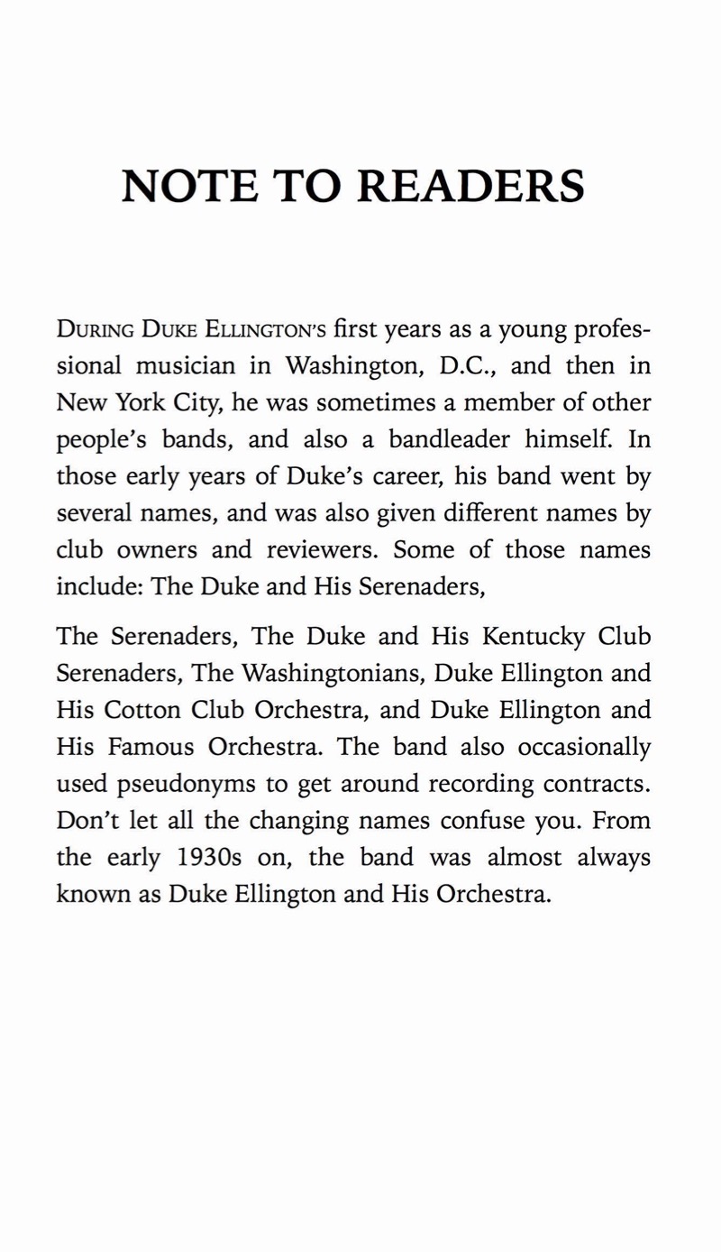 Duke Ellington: His Life in Jazz with 21 Activities — page 1