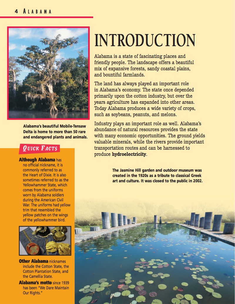 Alabama: The Heart of Dixie — page 1