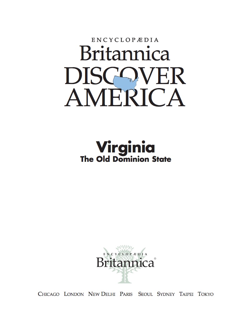 Virginia: The Old Dominion State book cover