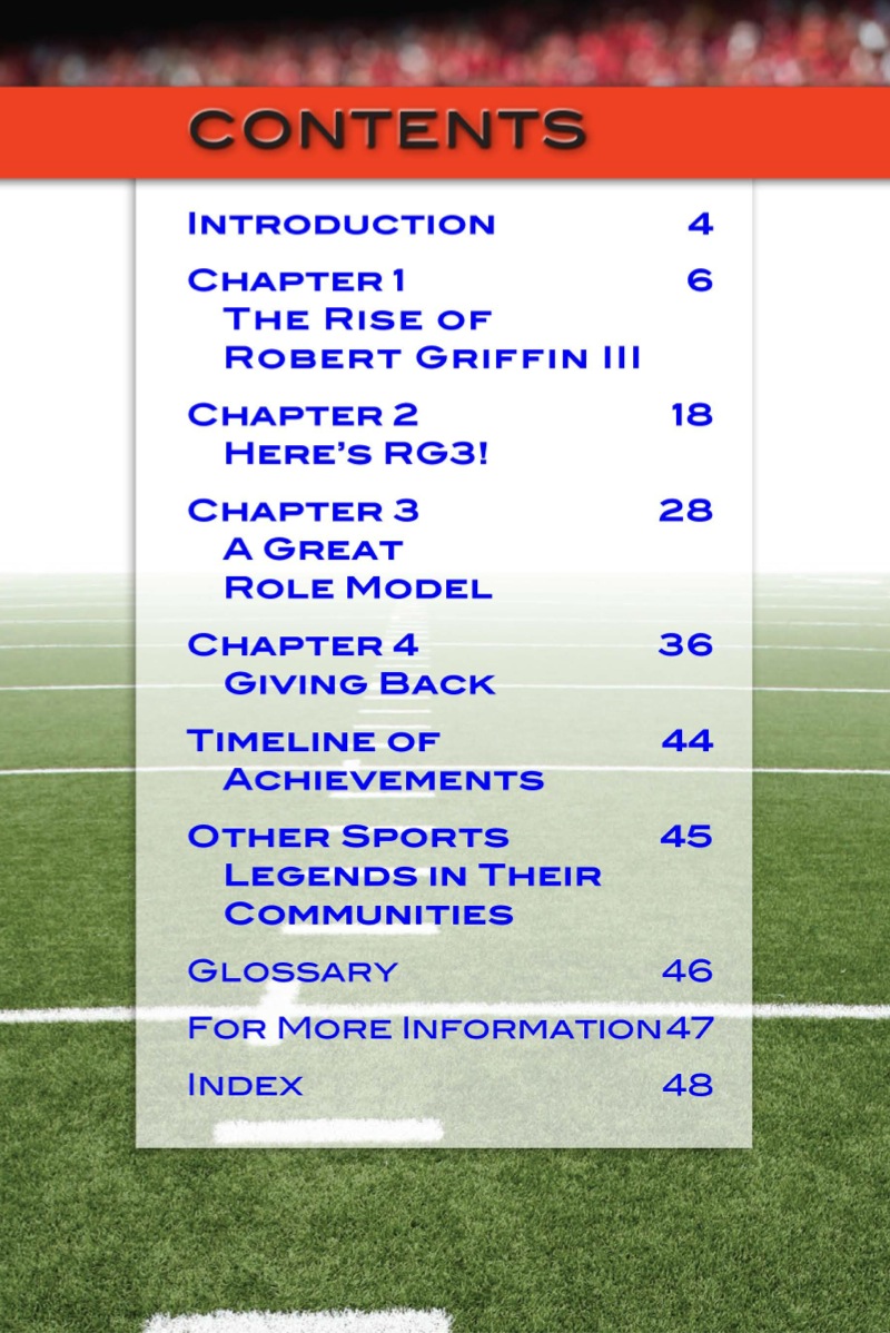 Robert Griffin III in the Community book cover