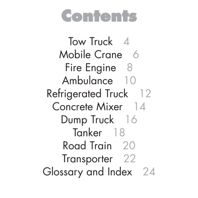 Trucks book cover