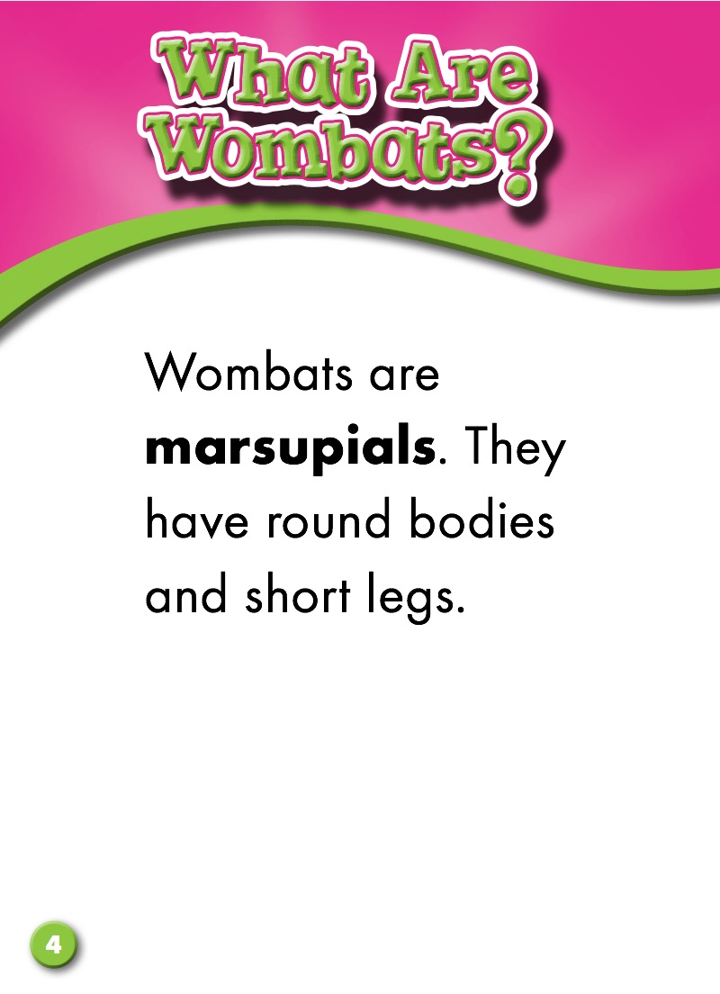 Wombats — page 1