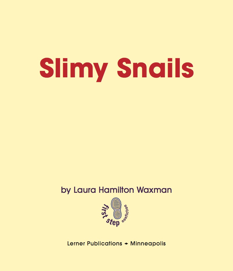Slimy Snails book cover