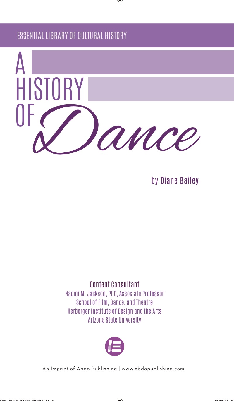 History of Dance — page 1