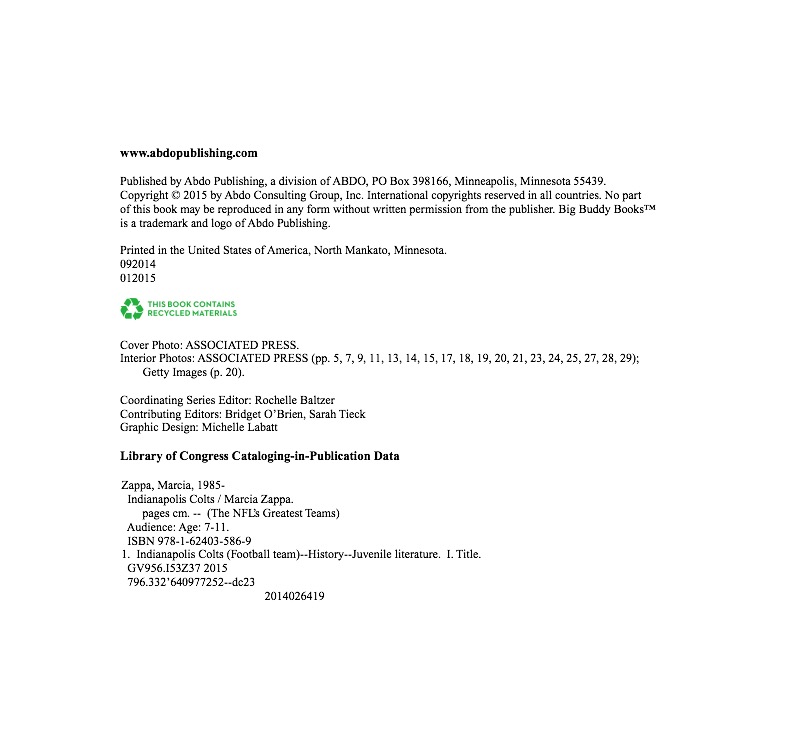 Indianapolis Colts — page 1