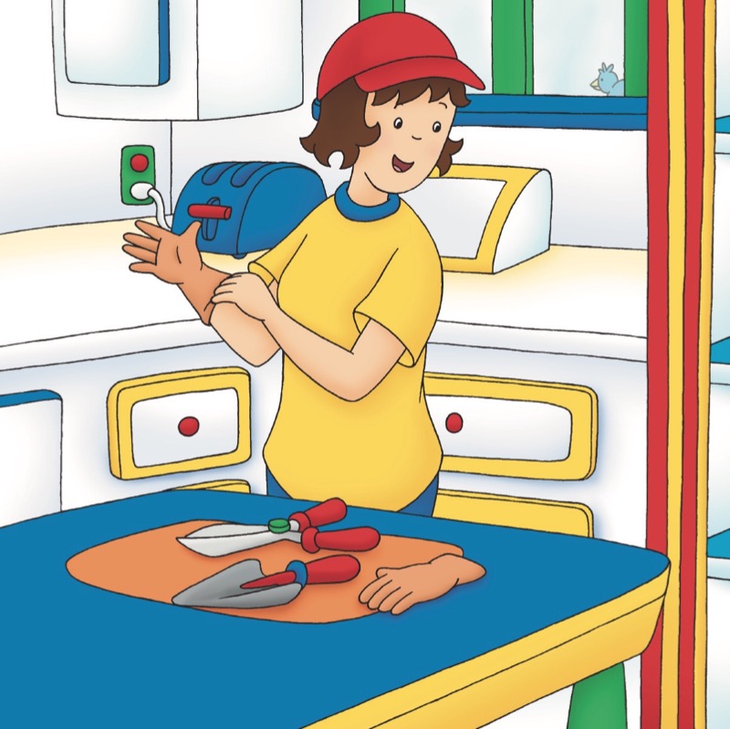 Caillou l'explorateur — page 1