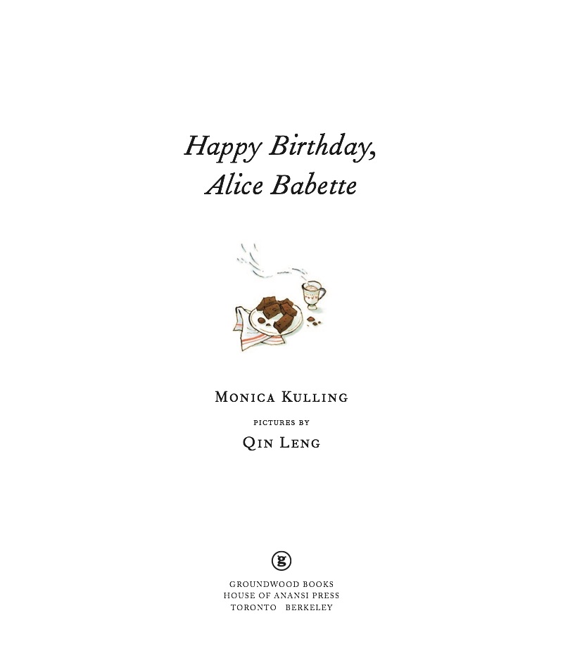 Happy Birthday Alice Babette book cover
