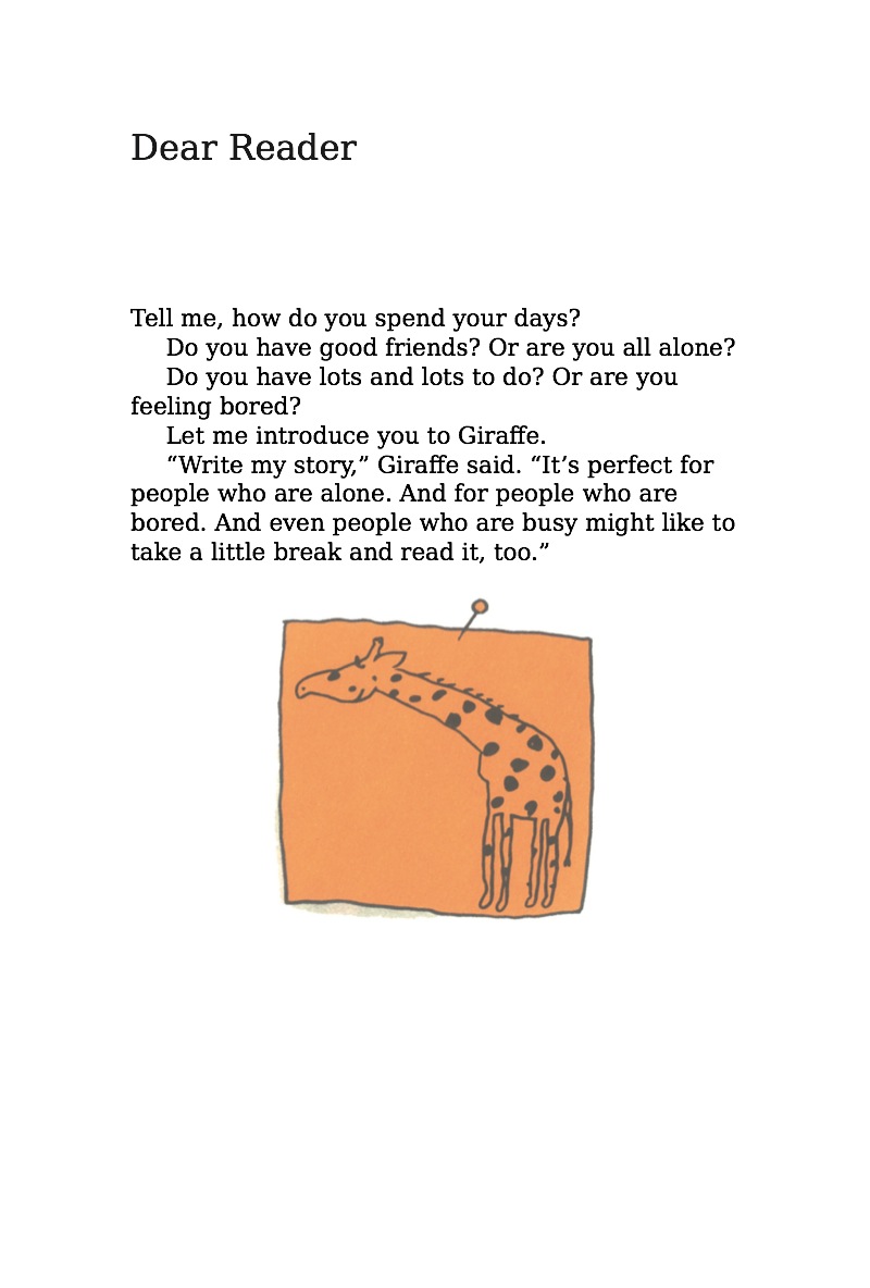 Yours Sincerely, Giraffe book cover
