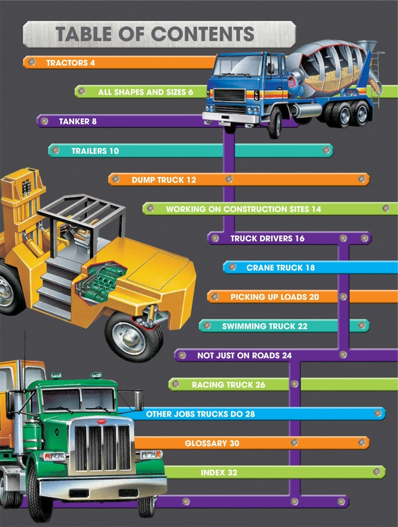 See How They Work & Look Inside Big Rigs book cover