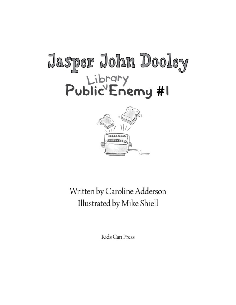 Jasper John Dooley: Public Library Enemy #1 book cover
