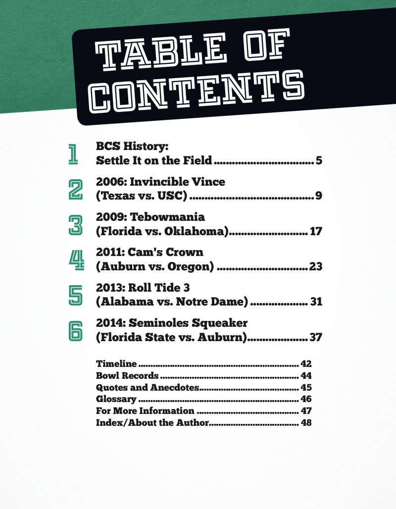 The Story of the College Football National Championship Game book cover