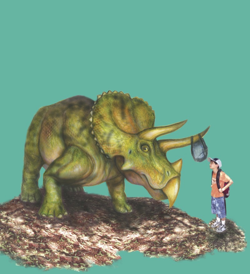 If Dinosaurs Lived in My Town — page 1