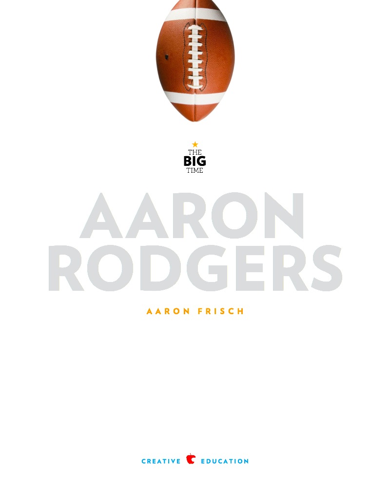 Aaron Rodgers book cover