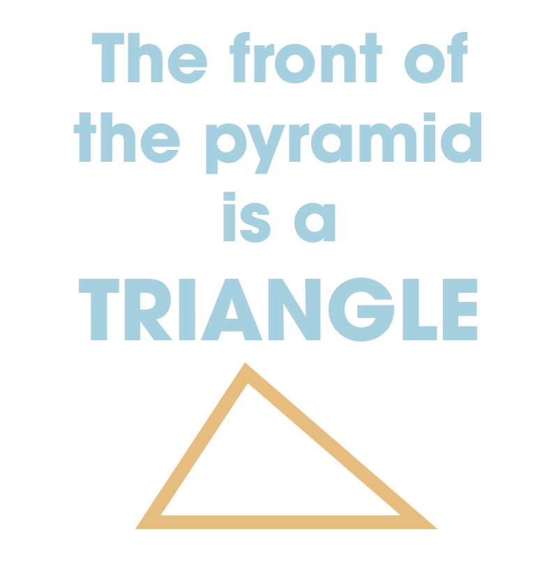 The Tiny Traveler: Egypt: A Book of Shapes — page 1