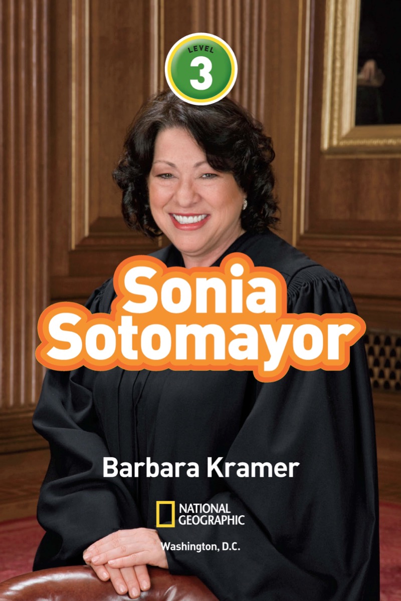 National Geographic Readers: Sonia Sotomayor book cover