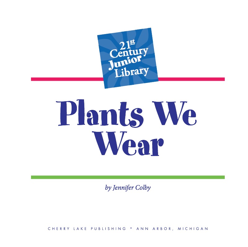 Plants We Wear book cover