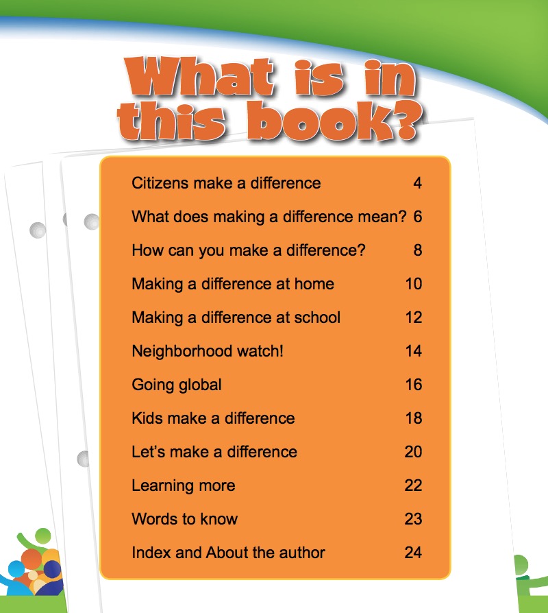 I Can Make a Difference! book cover