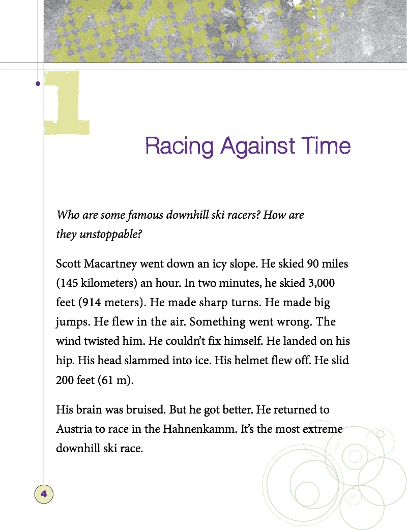 Extreme Downhill Ski Racing — page 1