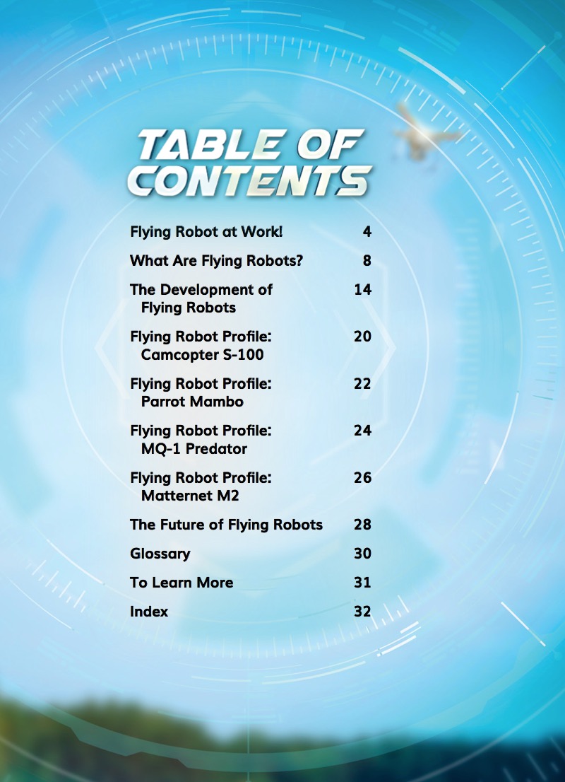 World of Robots: Flying Robots book cover