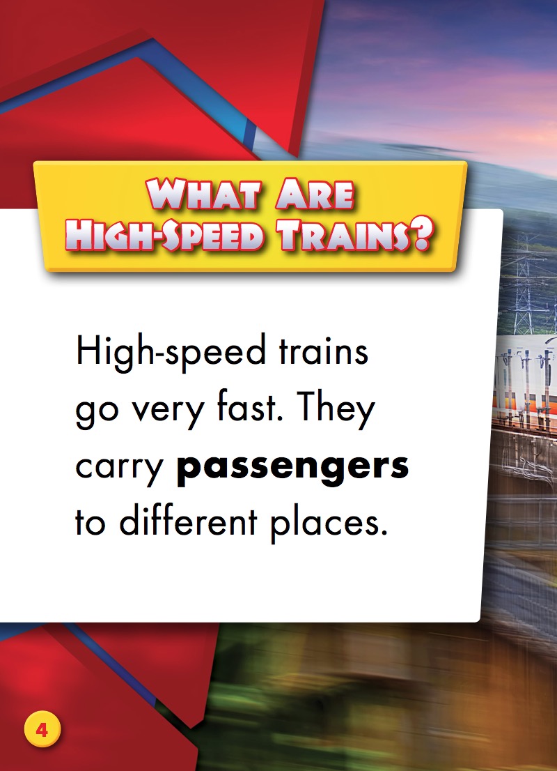 Amazing Trains: High-Speed Trains — page 1