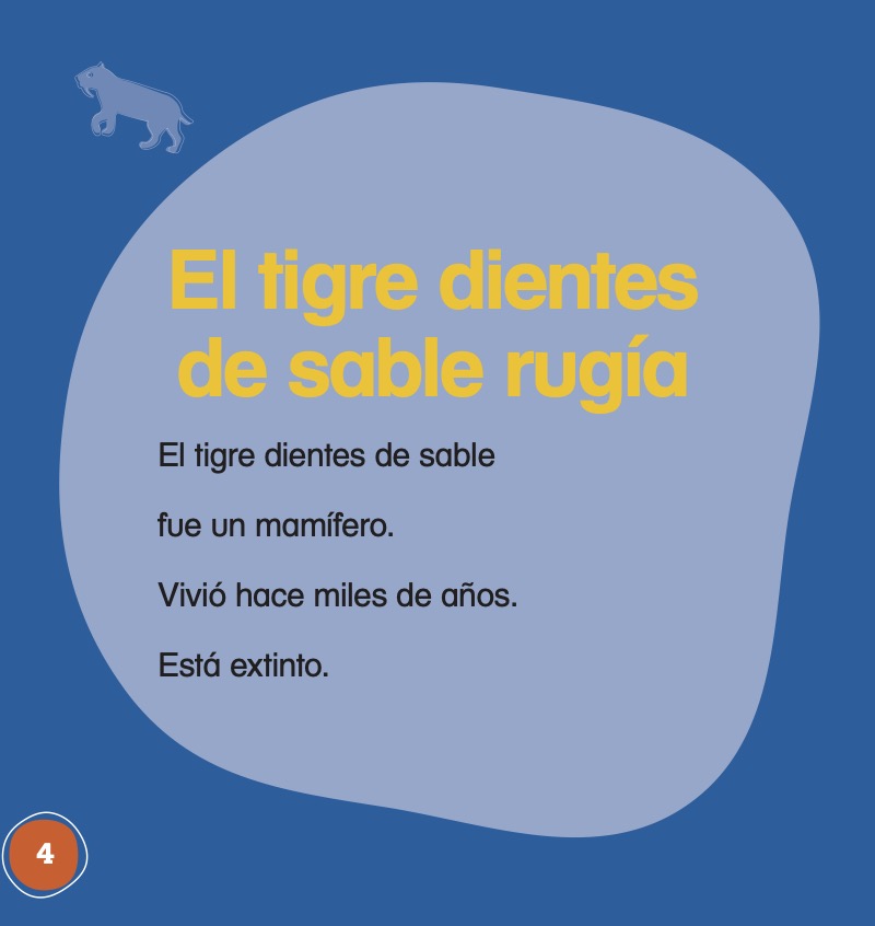 El tigre dientes de sable (Saber-Toothed Cat) — page 1
