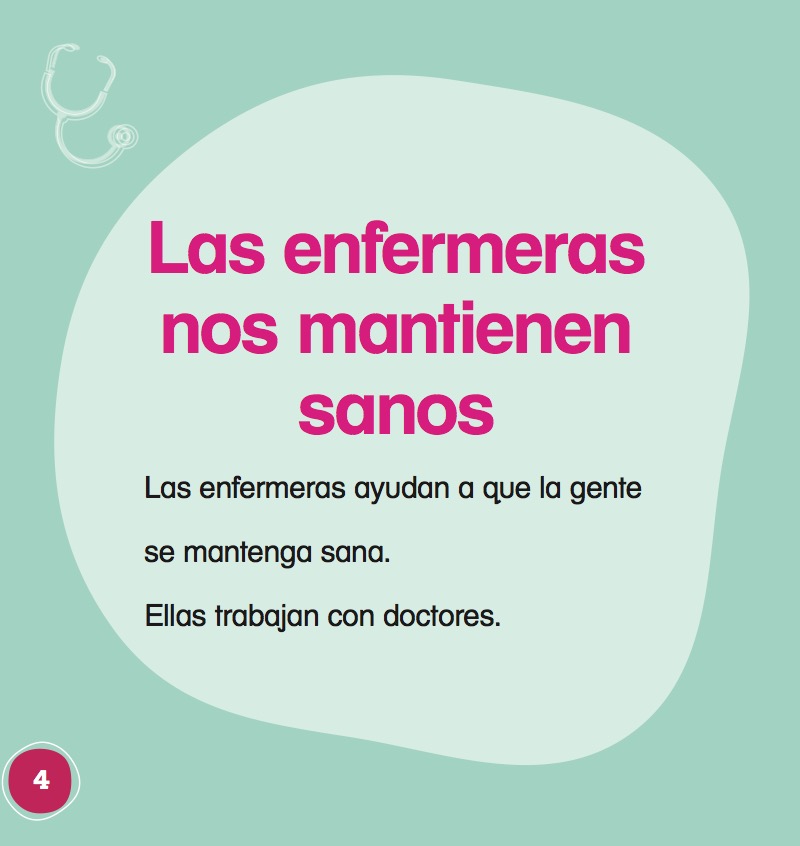 ¡Que vivan las enfermeras! (Hooray for Nurses!) — page 1