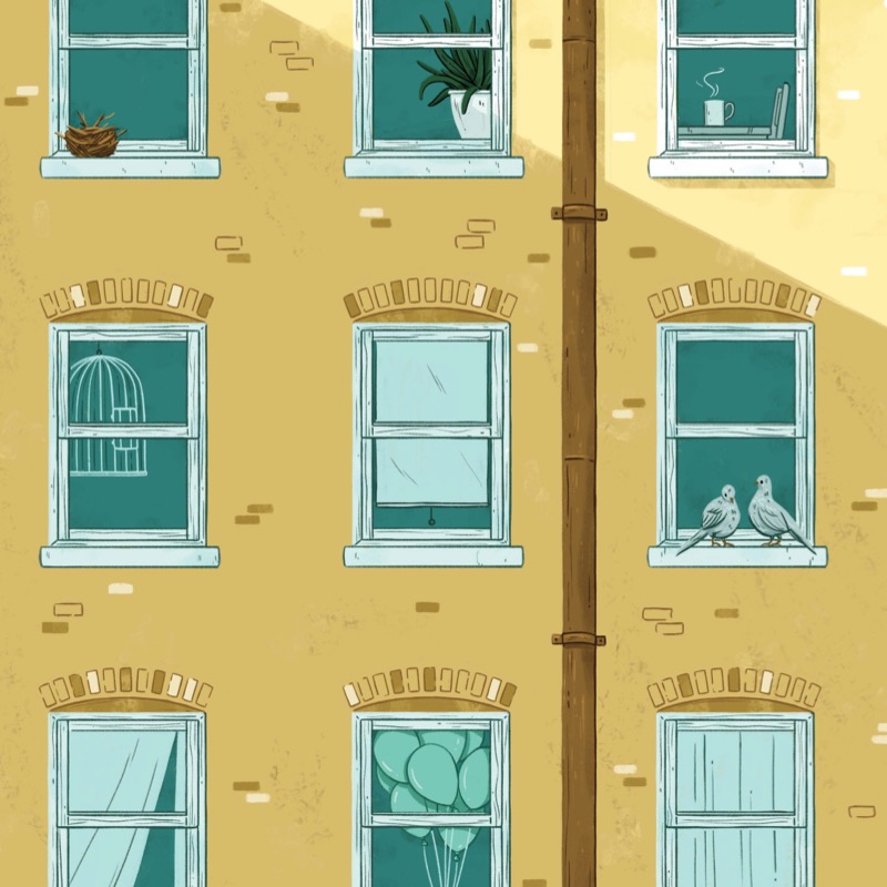 My Family Four Floors Up — page 1
