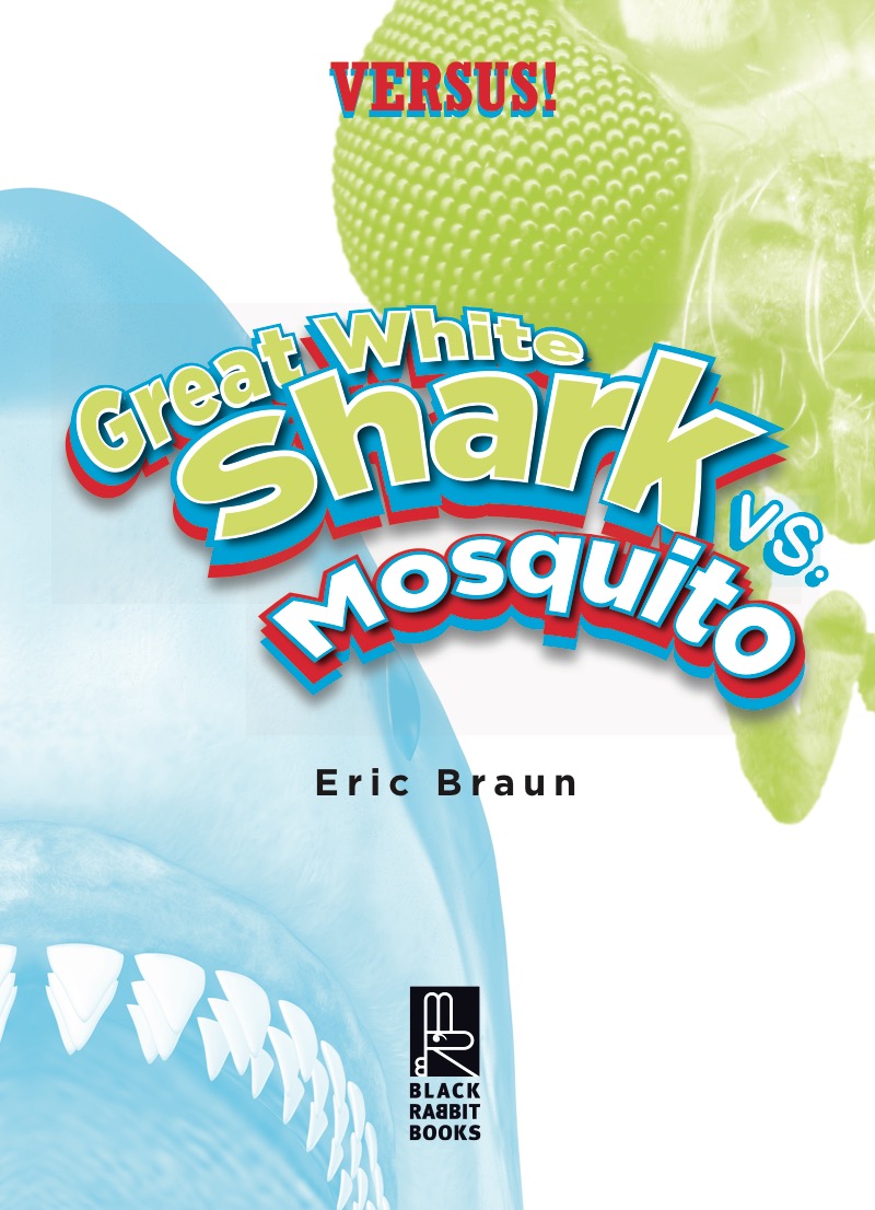 Great White Shark vs Mosquito book cover