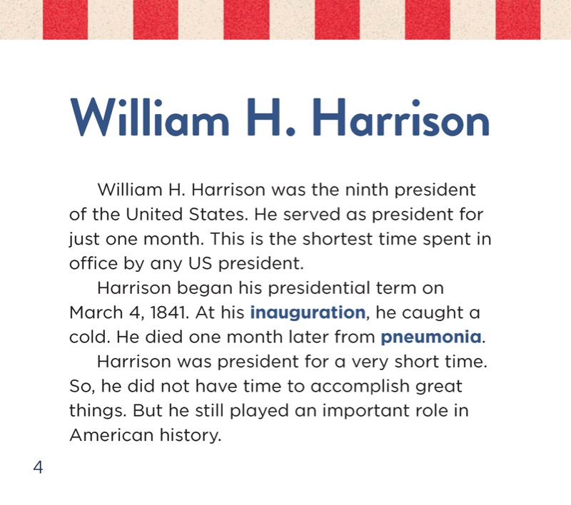 William H. Harrison — page 1