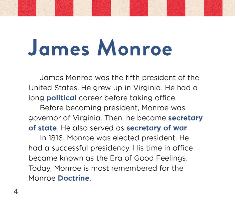 James Monroe — page 1
