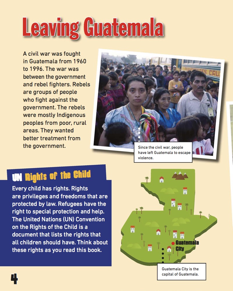 A Refugee's Journey From Guatemala — page 1