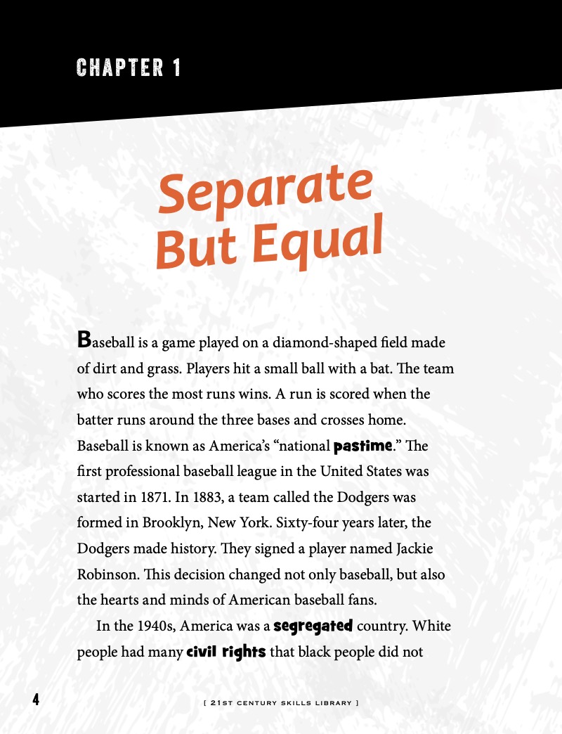 Jackie Robinson — page 1