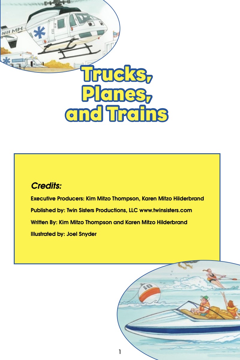 Trucks, Planes, and Trains book cover