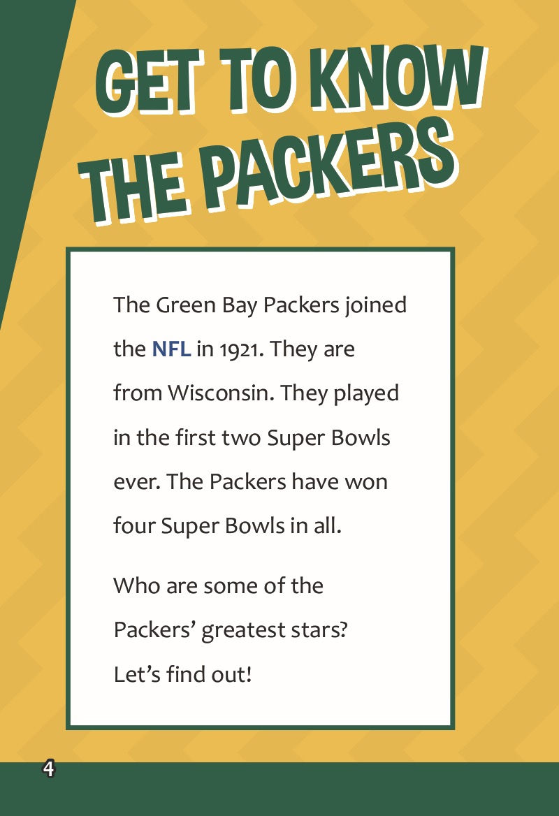 Green Bay Packers — page 1