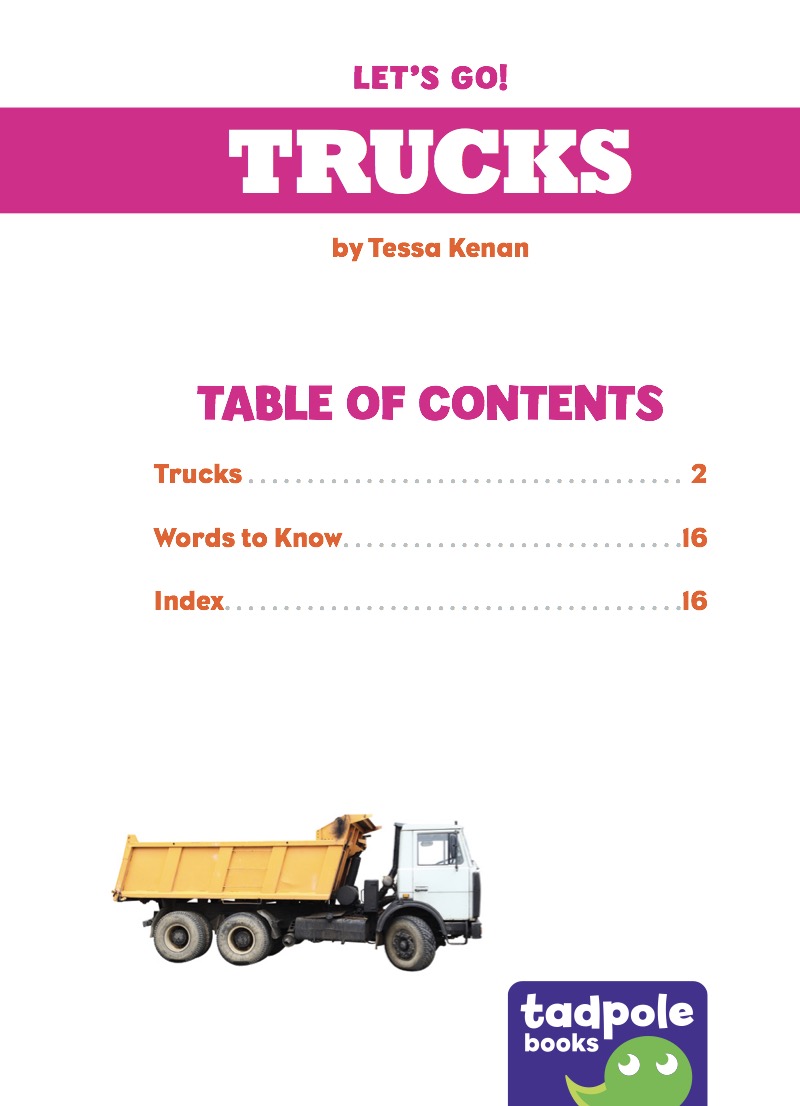 Trucks book cover