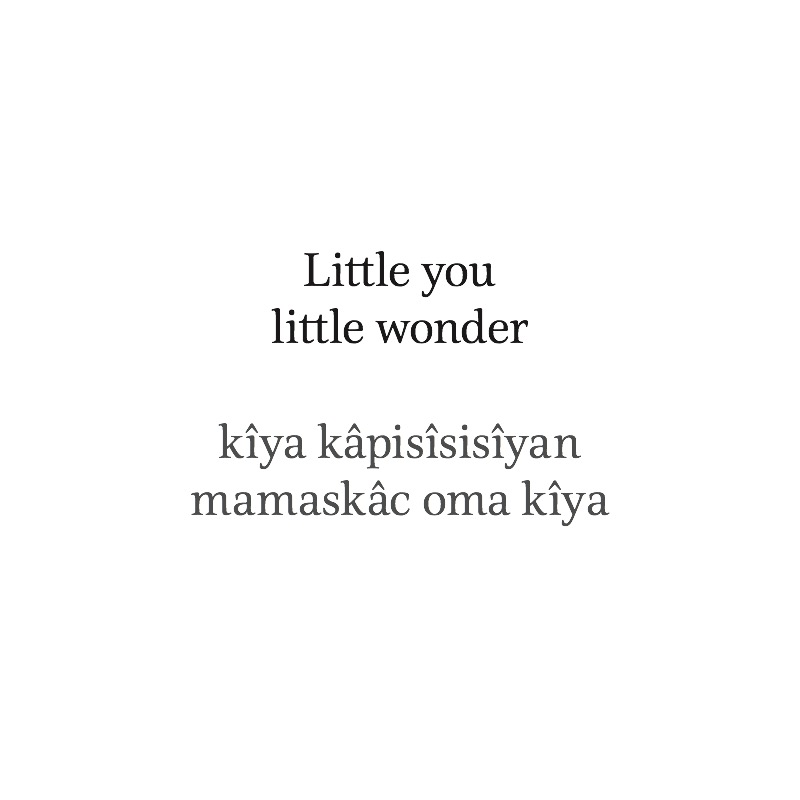 Little You / Kîya-K’apisîsisîyân — page 1