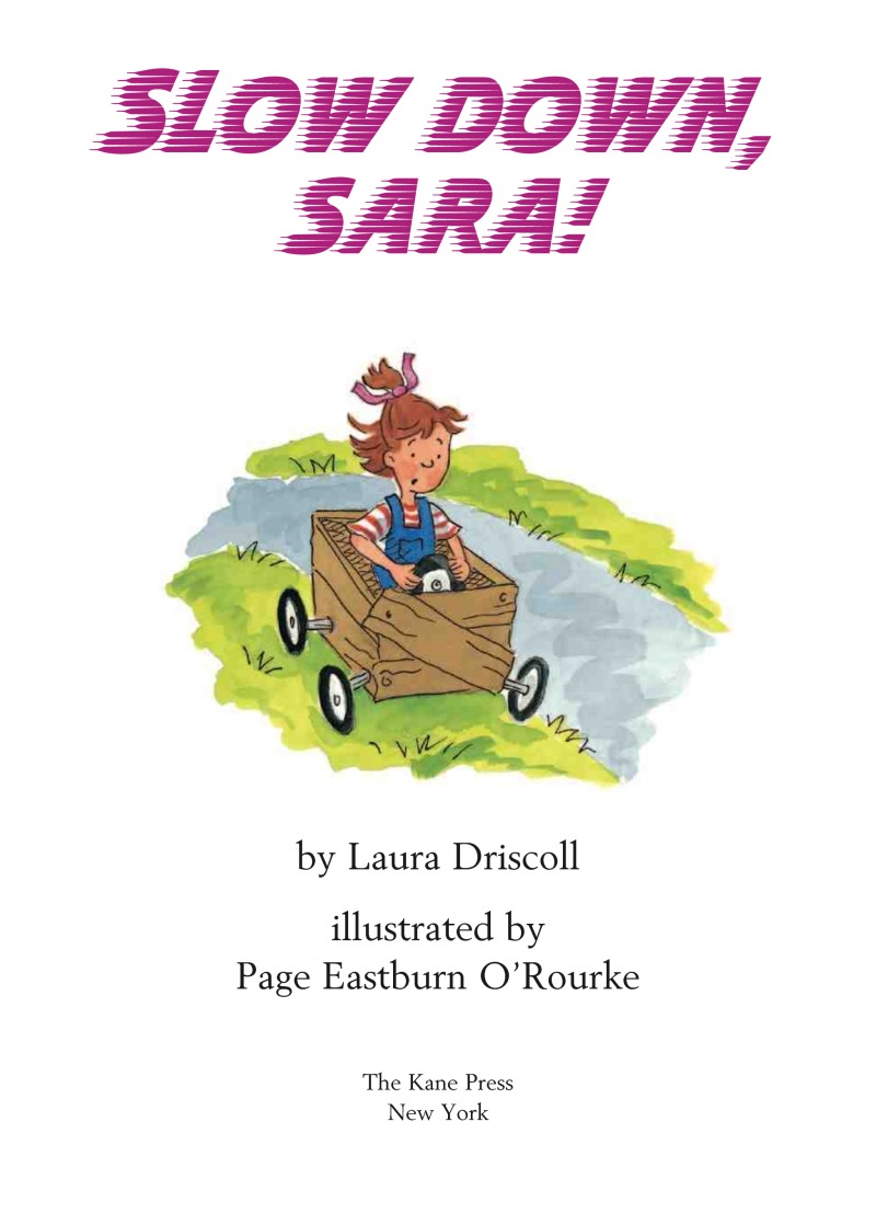 Slow Down, Sara! book cover