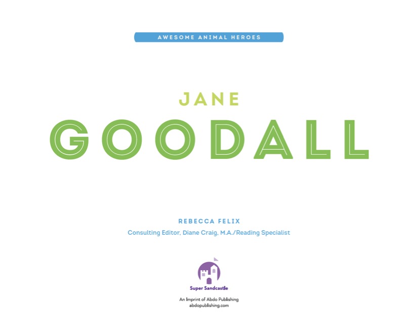 Jane Goodall book cover