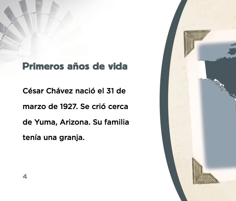 Cesar Chávez: Activista por los derechos civiles latinoamericanos — page 1