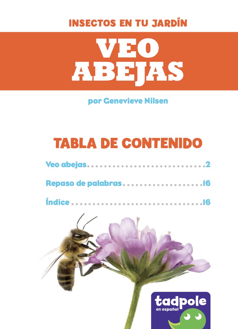 Veo abejas (I See Bees) book cover