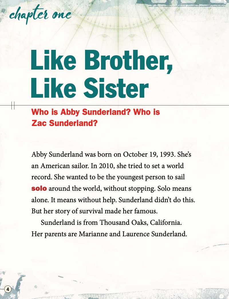 Abby Sunderland: Lost at Sea — page 1