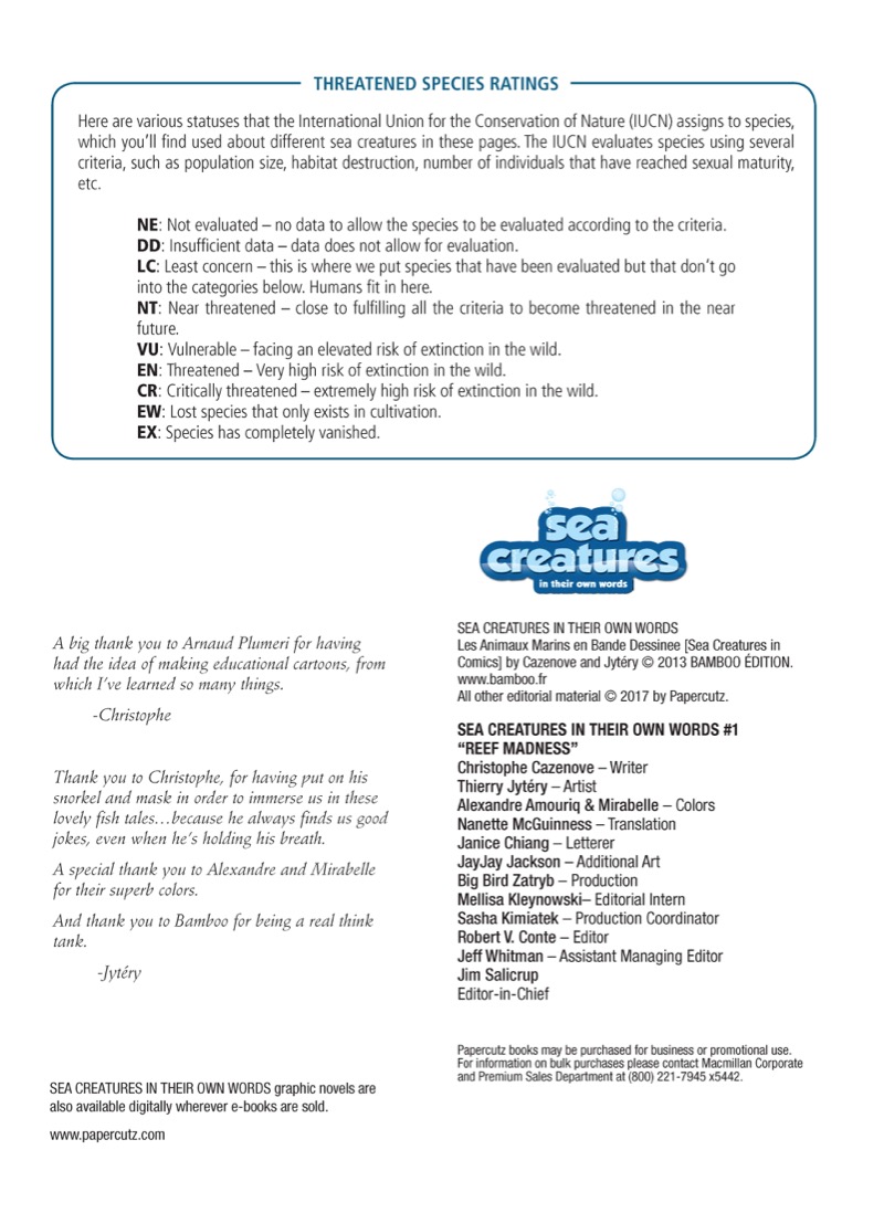 Sea Creatures: Reef Madness — page 1