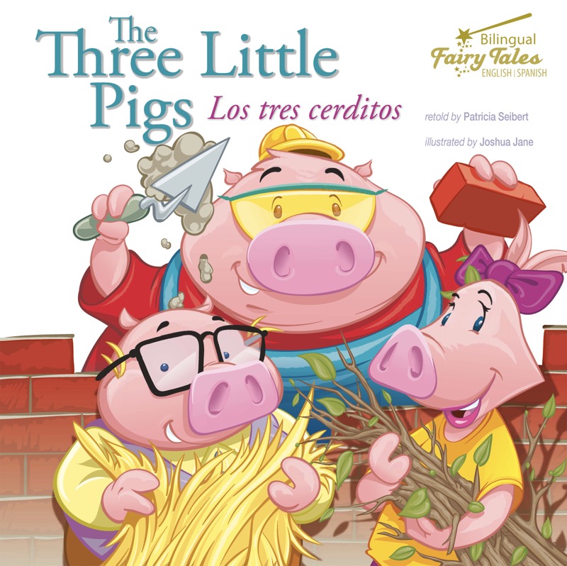 The Three Little Pigs: Los tres cerditos book cover